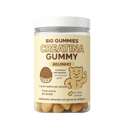 Gummy Creatina Beijinho 60 gummies - BIG GUMMIES