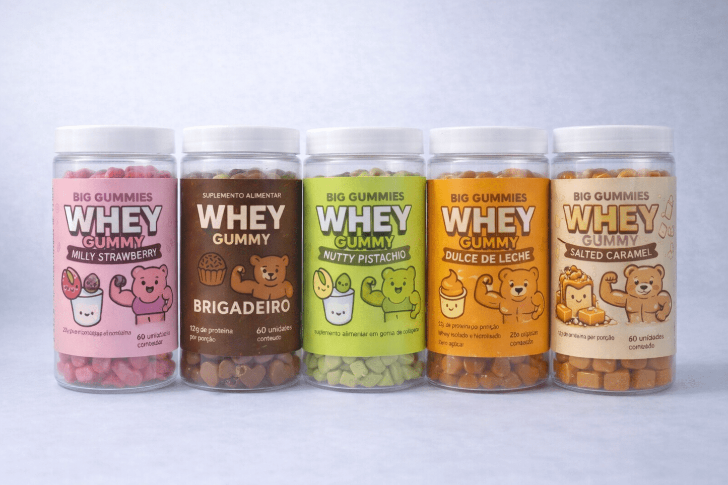 Gummy Whey 60 unidades ( Escolha seu Kit ) - BIG GUMMIES