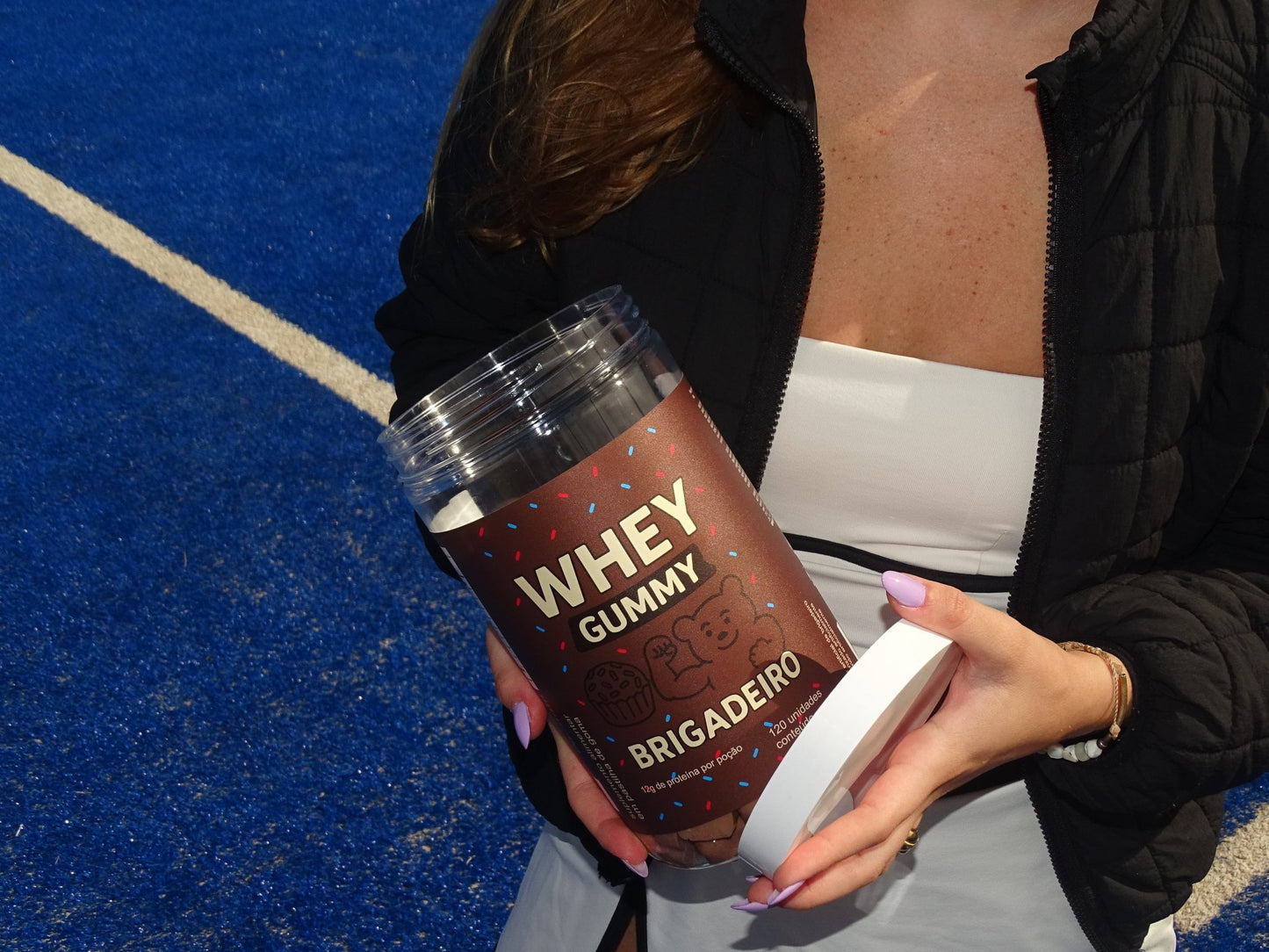 Gummy Whey Brigadeiro 120 gummies - BIG GUMMIES