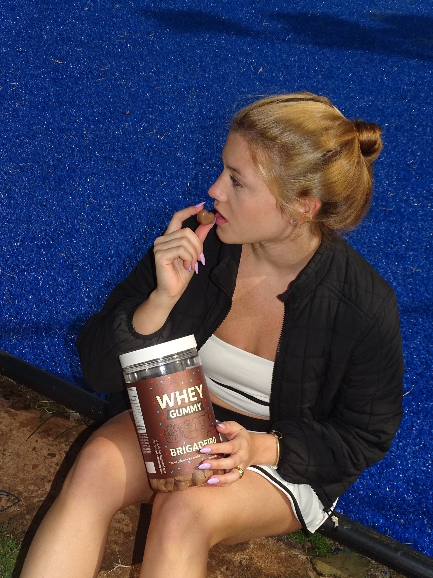 Gummy Whey Brigadeiro 120 gummies - BIG GUMMIES
