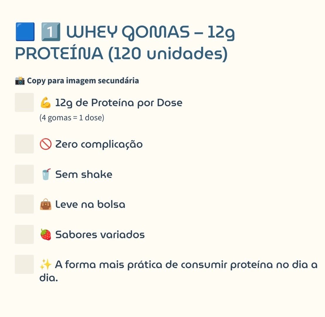Gummy Whey ( Morango Cremoso ) 120 gummies - BIG GUMMIES