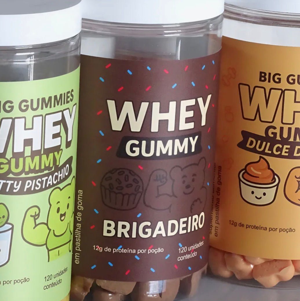 Gummy Whey Pistache 120 gummies - BIG GUMMIES
